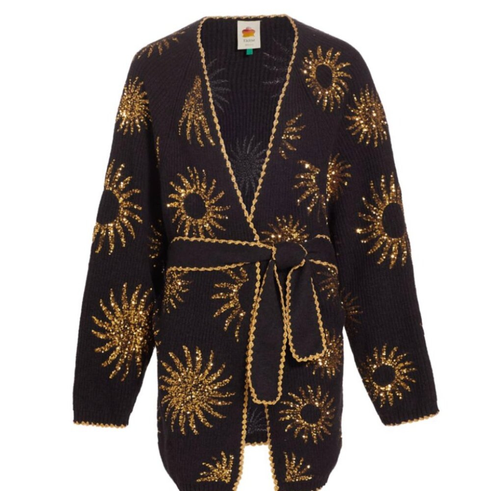 Farm Rio Tie Sweater